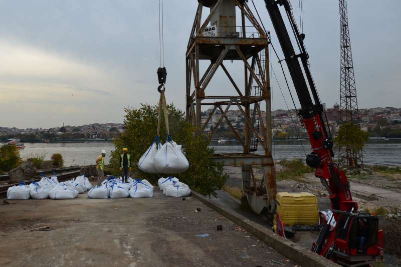 Load Test on Admiral Şükrü Okan ship-cradle